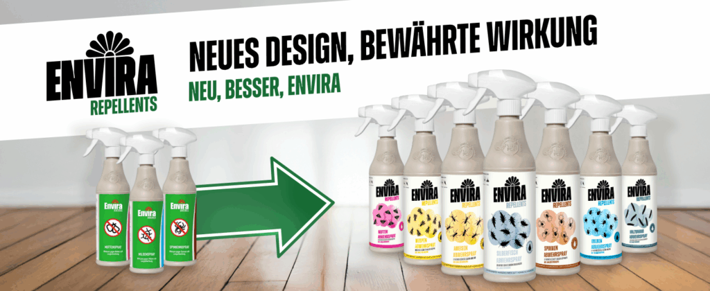 Banner mit alten und neuen Envira Design